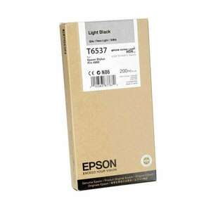 Epson T6537 Light Black Ink Cartridge (200ml) kép