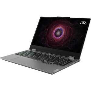 LENOVO LOQ Gaming 15AHP9, 15.6" FHD, AMD Ryzen 5-8645HS, 16GB, 512GB SSD, nV RTX 4050 6GB, NoOS, Luna Grey (83DX005SHV) kép