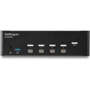 StarTech.com SV431DHD4KU KVM kapcsoló Keretállvány Fekete kép