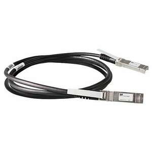 HP 10G SFP+ to SFP+ 3m Direct Attach Copper InfiniBand és száloptikai kábel SFP+ Fekete kép