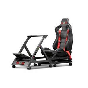 Next Level Racing GTTrack max. 150 kg, 120 - 210 cm támogatott magasság, 138 x 120 x 55 cm Fekete-Piros gamer ülés kép