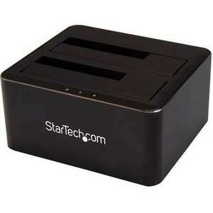 StarTech.com SDOCK2U33V dokkoló állomás tárolóegységhez USB 3.2 Gen 1 (3.1 Gen 1) Type-B Fekete kép