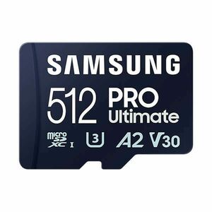 Samsung MicroSD kártya - 512GB MB-MY512SA/WW (PRO Ultimate, Class10, R200/W130, adapter, 512GB) kép