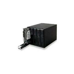 Backplane IcyBox 5x3, 5" SATA/SAS HDD/SSD -> 3x 5, 25" Schacht retail (IB-565SSK) kép