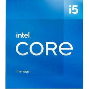 Intel Processzor, Core i5-11400 (2600Mhz 12MBL3 Cache 14nm 65W skt1200 Rocket Lake) BOX kép