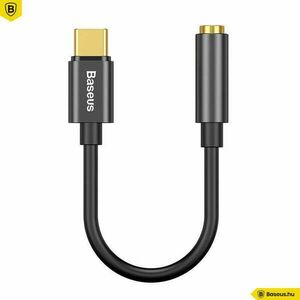 Baseus L54 USB-C 3, 5mm jack Audio adapter Black kép