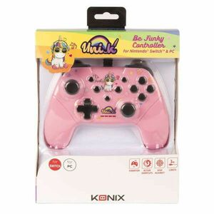 KONIX - UNIK "Be Funky" Nintendo Switch/PC Vezetékes kontroller, Színes kép