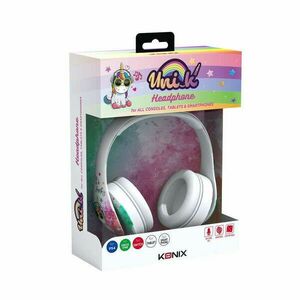 KONIX - UNIK "Be Funky" Fejhallgató Vezetékes Gaming Stereo Mikrofon, Színes kép