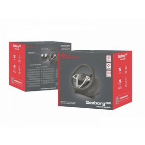 Natec Genesis Seaborg 400 USB Kormány Black/Silver kép