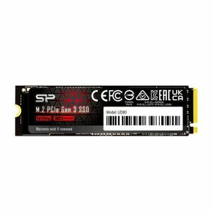 Silicon Power SSD - 1TB UD80 (r: 3400MB/s; w: 3000 MB/s, NVMe 1.4 támogatás, M.2 PCIe Gen 3x4) kép