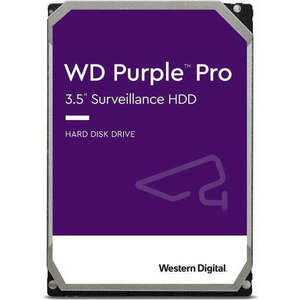 Western Digital Belső HDD 3.5" 10TB - WD101PURP (7200rpm, 256 MB puffer, SATA3 - Purple(biztonságtechnikai rögzítőkbe is)) kép