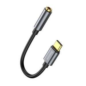 Audió adapter, USB Type-C - 3.5 mm jack átalakító, Baseus L54, szürke (6953156297852) kép