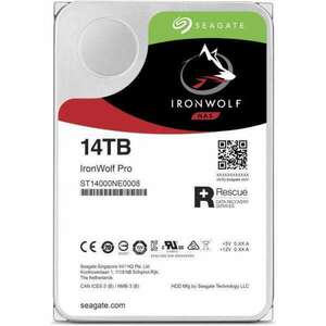 Seagate IronWolf Pro 3.5" 14TB 7200rpm 256MB SATA3 (ST14000NE0008) kép