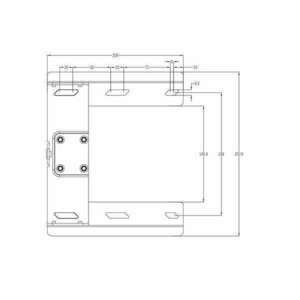 MULTIBRACKETS Fali konzol, M Universal Swing Arm 180 Degrees Black (26-47", max.VESA: 400x400 mm, 25 kg) kép