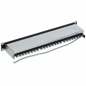 24 portos RJ45, Cat6a, árnyékolt, 1U méretű patch panel - TRENDnet TC-P24C6AS kép