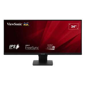 ViewSonic Monitor 34", VA3456-MHDJ (IPS, 21: 9, 3440x1440, 4ms, 420cd/m2, DP, HDMI*2, SPK, mag.áll) kép