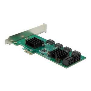 Delock 90072 8x belső SATA port bővítő PCI Express x1 kártya kép