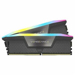 CORSAIR Memória VENGEANCE RGB DDR5 32GB 6000MHz CL36, AMD EXPO (Kit of 2), szürke kép