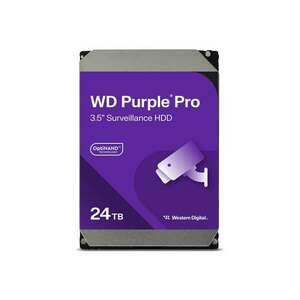 Western Digital HDD Purple Pro 24TB 3.5 SATA 6GBs 512MB merevlemez-meghajtó kép