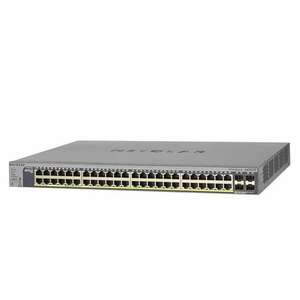 NETGEAR GS752TP-300EUS Managed L2/L3/L4 Gigabit Ethernet (10/100/1000) PoE 1U Fekete switch kép