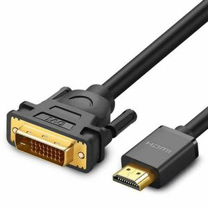 Ugreen kábel HDMI - DVI kábel 2m fekete (HD106) kép