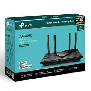 TP-Link Archer AX55 AX3000 Dual-Band Gigabit Wi-Fi 6 Router kép