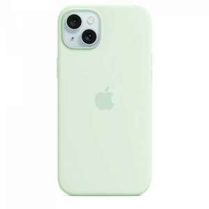 Silicone Case with MagSafe for iPhone 15 Plus - Soft Mint kép