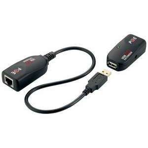 Logilink UA0207 USB 2.0 Cat.5 Extender Fekete UA0207 kép