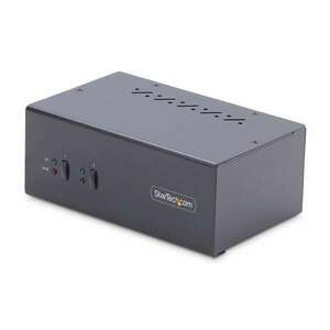 StarTech.com P2DD46A2-KVM-SWITCH KVM kapcsoló Fekete (P2DD46A2-KVM-SWITCH) kép