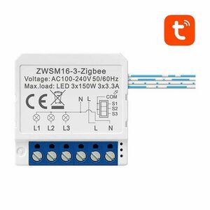 Smart Switch Module ZigBee Avatto ZWSM16-W3 TUYA kép