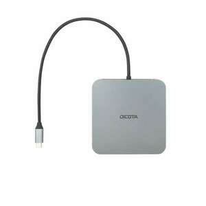 DICOTA D32057 hálózati csatlakozó USB C-típus 10000 Mbit/s Ezüst kép