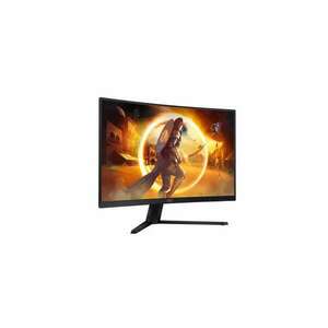 AOC G4 CQ32G4VE számítógép monitor 81, 3 cm (32") 2560 x 1440 pixelek Quad HD LCD Fekete, Szürke (CQ32G4VE) kép