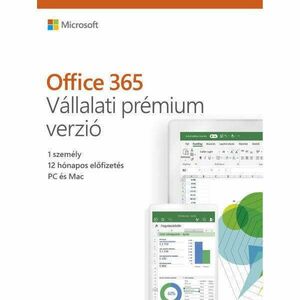 Microsoft Office 365 Business 1 Felhasználó 5 Eszköz 1 Év HUN Online Licence kép