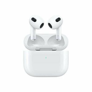 Apple AirPods2 vezeték nélküli gyári fülhallgató, vezetékes töltőtokkal, Fehér kép