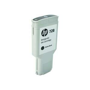 HP 728 - matte black - original - DesignJet - ink cartridge (F9J68A) kép