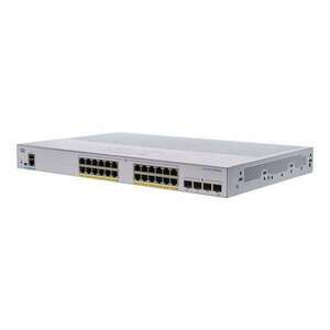 Cisco 24 portos menedzselhető PoE+ switch (CBS250-24P-4X-EU) (CBS250-24P-4X-EU) kép