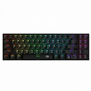 Redragon Deimos, Wired & Wireless Mechanical keyboard, RGB, red switch Black HU kép