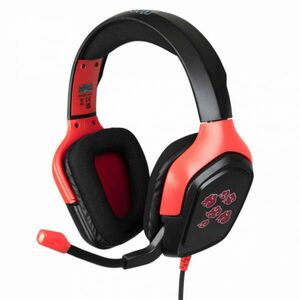 KONIX - NARUTO "Akatsuki" 2.0 Fejhallgató Vezetékes Gaming Stereo Mikrofon, Fekete-Piros kép