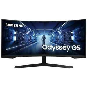 Samsung 34" LC34G55TWWP WQHD HDMI Display port 165Hz ívelt kijelzős monitor kép