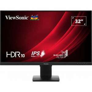 ViewSonic Monitor 32", VG3209-4K (IPS, 16: 9, 4K, 5ms, 350cd/m2, D-sub, HDMI, DP, VESA, SPK, mag. áll.) kép