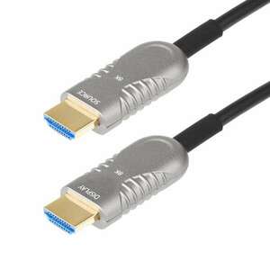 StarTech.com 8K-A-50F-HDMI-CABLE HDMI kábel 15, 2 M HDMI A-típus (Standard) Fekete, Ezüst kép