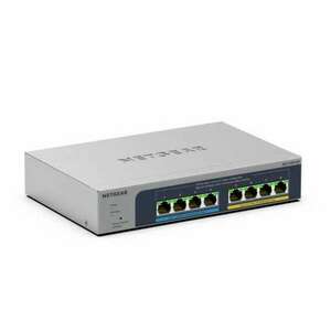 NETGEAR MS108TUP Unmanaged L2 2.5G Ethernet (100/1000/2500) PoE Szürke switch kép