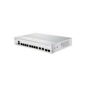 Cisco CBS350-8T-E-2G 8x GbE LAN 2x combo GbE RJ45/SFP port L3 menedzselhető switch kép