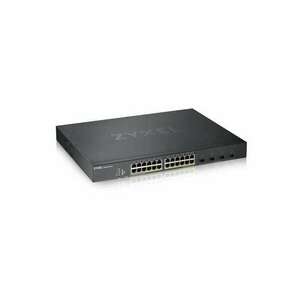 ZyXEL XGS1930-28HP 24port GbE LAN PoE (375W) 4port 10GbE SFP+ L2+ menedzselhető switch kép