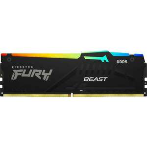 32GB 5600MHz DDR5 RAM Kingston Fury Beast RGB CL36 (KF556C36BBEA-32) kép