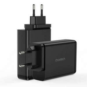 Choetech charger GaN 140W 4 ports (2x USB C, 2x USB) black (PD6005) kép