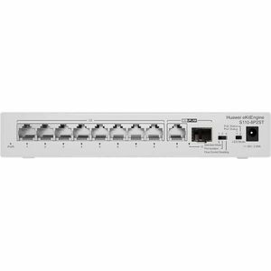 Huawei eKit Switch 8x1000Mbps (POE+) + 1x1000Mbps Uplink + 1x1000Mbps (SFP), Nem menedzselhető, Asztali, S110-8P2ST kép