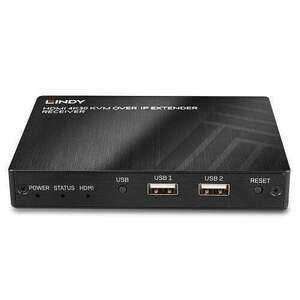 LINDY 4K KVM over IP Extender, Receiver kép