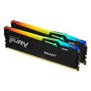 Kingston Technology FURY Beast RGB memóriamodul 16 GB 2 x 8 GB DDR5 ECC kép