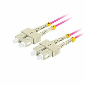 Lanberg FO-SUSU-MD41-0050-VT duplex optikai patch kábel 4xSC/UPC csatlakozóval, 50/125 LSZH OM4, 5m kép